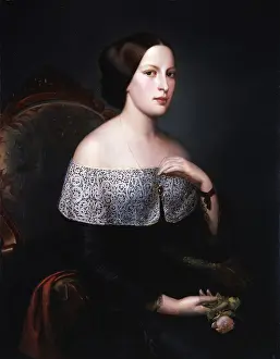 Rose Prints: Portrait of the Baroness Angela de Reinelt