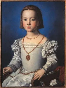 Picture Frame Prints: Portrait of Bia de Medici, by Angelo (or Agnolo) Allori known as Bronzino