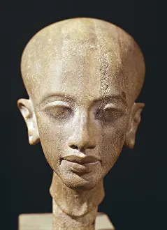 1353 Bc Prints: Portrait bust of a daughter of King Akhenaten
