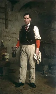 Barrel Prints: Portrait of Cesare Fantelli, by Eleuterio Pagliano