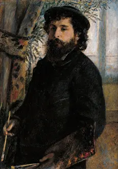 Palette Prints: Portrait of Claude Monet, by Pierre-Auguste Renoir