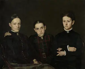 Plaid Prints: Portrait of Cornelia, Clara and Johanna Veth