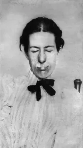 Images Dated 5th March 2008: Portrait of a criminal, Isma Martin, photographed for police identification purposes, 1897