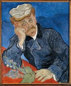1890 Prints: Portrait of Dr. Gachet, by Vincent Van Gogh