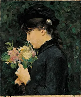 One Woman Only Prints: Portrait of Eleonora Tommasi, by Silvestro Lega