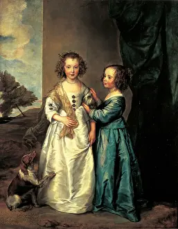 Clothes Prints: Portrait of Elizabeth and Philadelphia Wharton