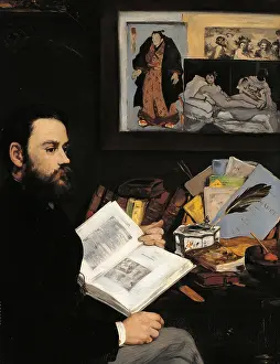 Study Prints: Portrait of Emile Zola, by Edouard Manet