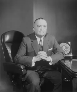 December Prints: Portrait of FBI Director J. Edgar Hoover. Ca. 1960