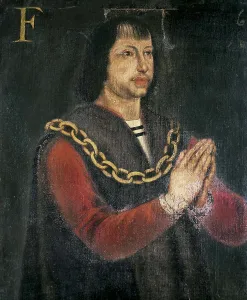 Ferdinand Ii The Catholic 1452 1516 Prints: Portrait of Ferdinand II the Cathlic in prayer