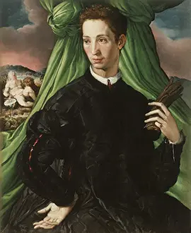 Symbolism Prints: Portrait of a Florentine Nobleman 1546-1548