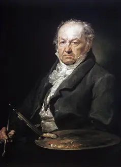 Palette Prints: Portrait of Francisco Goya, by Vicent Lpez y Portaa