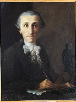 Grey Hair Prints: Portrait of Gaetano Barba, Architect