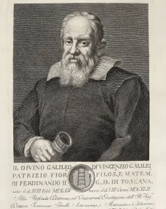 Physical Prints: Portrait of Galileo. Engraving