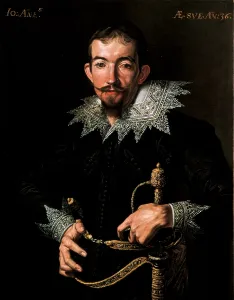 Gentleman Prints: Portrait of a Gentleman with a Sword