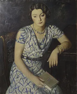 Belt Prints: Portrait of a Girl, by Pietro Marussig
