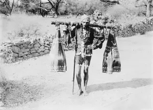 Images Dated 10th June 2008: Portrait of an Indian Fakir, Bijapur, India, photograph, circa 1900s-1920s