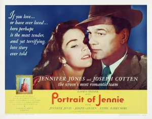 Images Dated 13th August 2014: PORTRAIT OF JENNIE, US poster art, from left: Jennifer Jones, Joseph Cotten, 1948