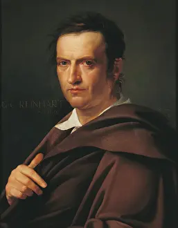 Neoclassicism Prints: Portrait of Johann Christian Reinhart