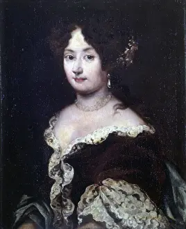 Jewel Prints: Portrait of a Lady, by Jacob Ferdinand Voet also known as Ferdinando of Portraits and workshop