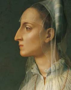 One Young Woman Only Prints: Portrait of Laura Battiferri, by Angelo (or Agnolo) Allori known as Bronzino