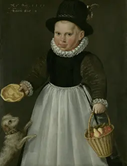 Skirt Prints: Portrait of a Little Boy, by Jacob Delff (I)