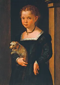 Friendship Prints: Portrait of a Little Girl, by Carrucci Jacopo know as Pontormo