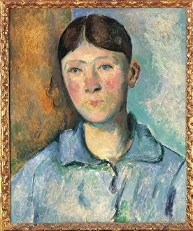 Paul Cezanne Prints: Portrait of Madame Czanne, by Paul Czanne
