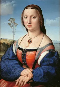 One Young Woman Only Prints: Portrait of Maddalena Doni, by Raffaello Sanzio