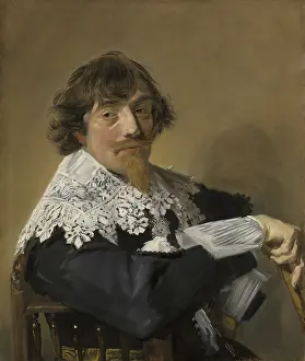 Militia Prints: Portrait of a Man, by Frans Hals