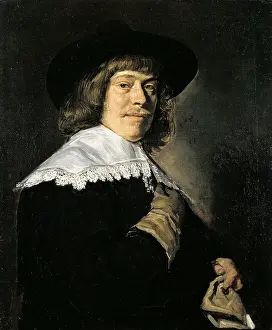 Lace Prints: Portrait of a Man with a Glove