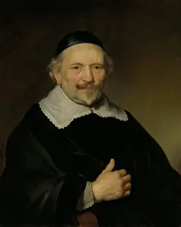 1640s Prints: Portrait of a Man, by Govert Flinck, c. 1643, Dutch painting, oil on panel