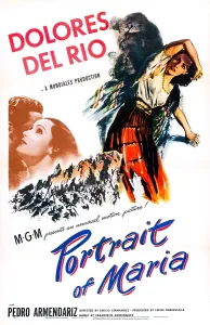 Arm Raised Prints: PORTRAIT OF MARIA, (aka MARIA CANDELARIA), US poster, Dolores Del Rio (right), 1944