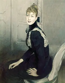 Boldini Prints: Portrait of the Marquise Franzoni (Ritratto della marchesa Franzoni)