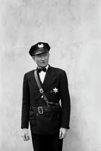 Badge Prints: Portrait of a policeman, original title: Town policeman