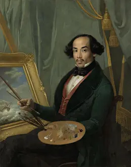 Palette Prints: Portrait of Raden Syarif Bustaman Saleh