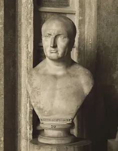 Scipio Africanus The Elder 235 183 Bc Prints: Portrait of Scipio Africanus. 17th c