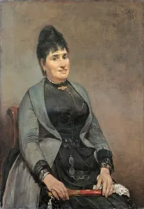 Happiness Prints: Portrait of His Second Wife, by Giovanni Fattori
