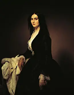 Black Hair Prints: Portrait of the singer Matilde Juva Branca