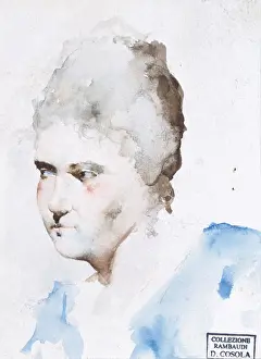 Watercolour Prints: Portrait of a Woman (Ritratto di donna)