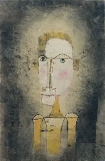 Swiss Prints: PORTRAIT OF A YELLOW MAN, by Paul Klee