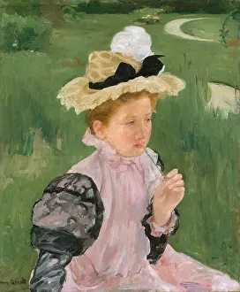 Coifed Prints: Portrait of a Young Girl, by Mary Cassatt