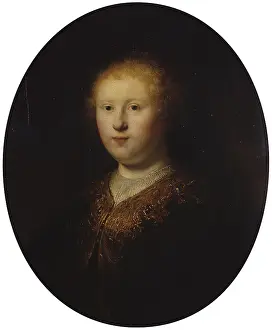 Peacefulness Prints: Portrait of a Young Girl (Portret van een Jong Meisje)