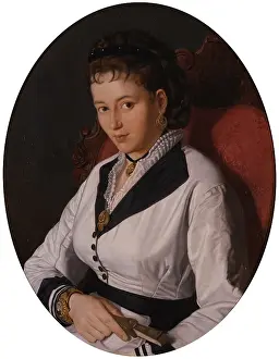 Winking Prints: Portrait of Young Lady, by Pompeo Marino Molmenti