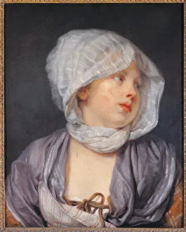 Maid Prints: Portrait of a Young Woman, by Jean-Baptiste Greuze