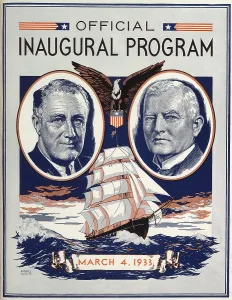 Images Dated 18th December 2007: Portraits of Franklin Roosevelt (1882 1945) and his Vice President