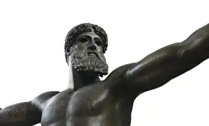 Roman Myths Prints: The Poseidon of Artemision. 460 BC