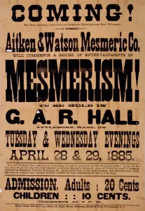 Show Prints: Poster announcing a magic show