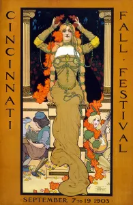 Compass Prints: Poster for the Cincinnati Fall Festival