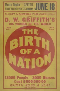 Theater Prints: Poster for D.W. Griffith's 1915 epic film