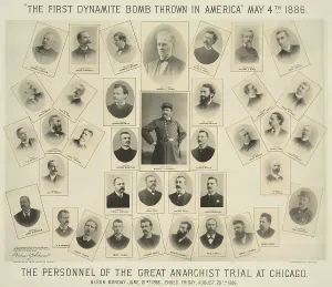 Lawyers Prints: Poster entitled, THE FIRST DYNAMITE BOMB THROWN IN AMERICA